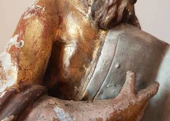 Rzeźba figura barokowa polichromia XVIII wiek