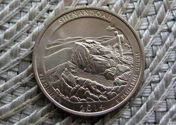 USA 25 Cent 2014r - P - Parki USA - SHENADDOAH