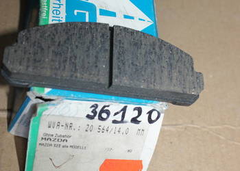 KLOCKI HAMULC. MAZDA 323 77-80 Zestaw klocków, hamulec tarcz