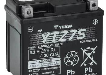 Akumulator 6Ah 130Ah motocyklowy YUASA YTZ7S