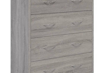 Komoda z 4 szufladami 60 x 305 x 71 cm szary dąb sonoma WM-342581