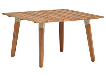 Ogrodowy stolik kawowy 60x60x36 cm lite drewno akacjowe WM-46468