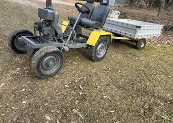 Traktorek sam z przyczepką Andoria s7 ciągnik sam esiok