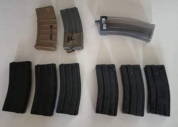 Magazynki ASG M4 (AR15) używane, tanio