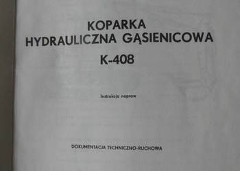 instrukcja naprawy koparka warynski k-408 i inne instrukcja naprawy koparka warynski k-408 i inne