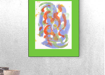 nowoczesny obraz 30x40, ręcznie malowana abstrakcja grafika nowoczesny obraz 30x40, ręcznie malowana abstrakcja grafika