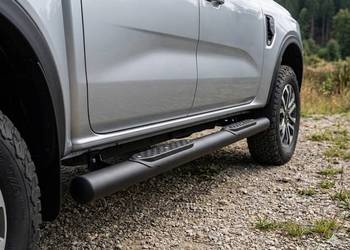 Progi orurowanie Boczne CZARNE 70mm Ford Ranger 2023+