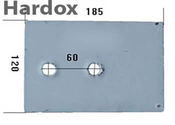 Płoza tylna HARDOX 80601/P 74612/P części do pługa OVERUM