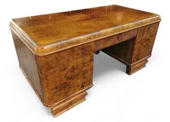 Biurko gabinetowe Art Deco. dwustronne. Wolnostojace.