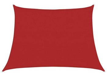 Żagiel przeciwsłoneczny 160 g/m² czerwony 4/5x3 m HDPE WM-311655