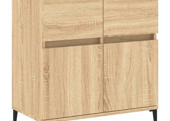 Komoda dąb sonoma 60x35x70 cm materiał drewnopochodny WM-819687