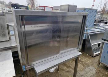 Szafka Wisząca Stal Nierdzewna Drzwi Suwane 100/30/65