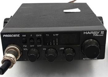 CB Radio President Harry II Classic + gruszka + antena Lemm