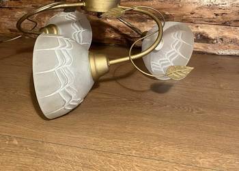 Lampa żyrandol metalowy