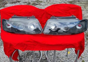 dwie  lampy soczewka black tuning vw passat b5 96-00