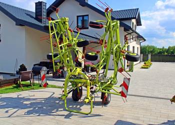 Przegrabiarka 8 Wirnikowa przetrząsarka CLAAS VOLTO 870H Przewracarka