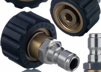 Gniazdo M22x1,5 → Wtyk 3/8” Szybkozłączka | Do Karcher HD, HDS