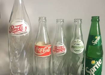 Butelka szklana po Coca-cola,Pepsi-cola, Mirinda,Sprite