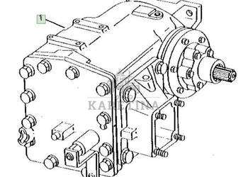 John Deere 9780CTS 9780i CTS 2005rok Skrzynia biegów Przekładnia AH203879