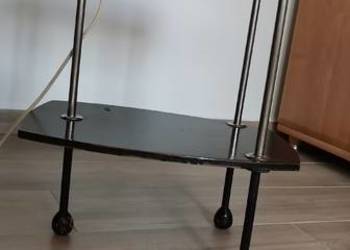 Lampa stojąca ze stolikiem lata 70-te