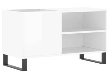 Szafka na płyty wysoki połysk biała 85x38x48 cm WM-831710