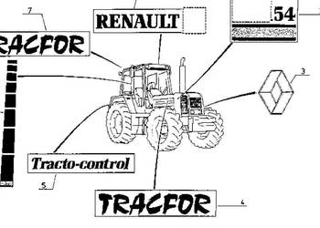 Katalog części Renault 110 54 | 120 54 | 133 54 | 155 54 | j. Polski