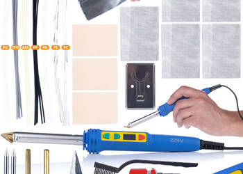 Lutownica do Plastiku Rosfix Blue Kong 120W | Zestaw z Plastikami