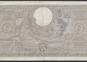 BELGIA 100 FRANKÓW 1934