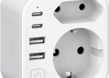 Adapter podróżny UK 2-drożny Anglia Niemcy wtyczka podróżna adapter z 4 po