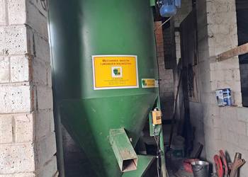 Mieszalnik 1,5 tony m-rol, śrutownik ssąco tłoczący 11kw waga