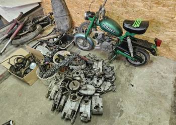 Romet Motorynka M3 Silnik plus masa części Kartery lagi oslony Komar Wsk