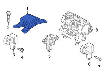 VOLVO S60 III V60 V60CC II sterownik airbag 32315746 OE