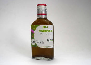 Olej z ostropestu 200 ml - świeżo tłoczony w małej olejarni