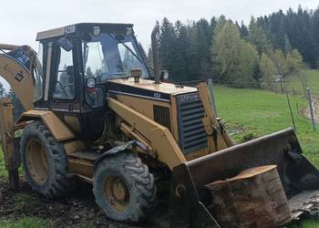 Koparko ładowarka cat 428b w orginale 4x4
