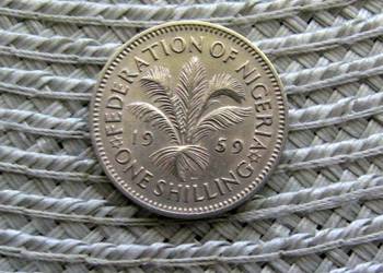 Nigeria Brytyjska 1 Szyling 1959r