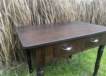 Stół dębowy sygnowany 100-letni