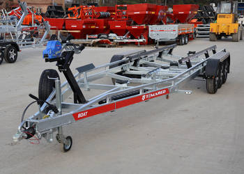 Przyczepa podłodziowa TEMARED B35/090/24 V trzyosiowa DMC 3500 kg