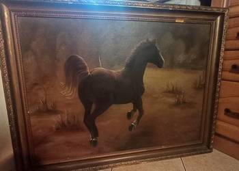 Duży obraz z koniem