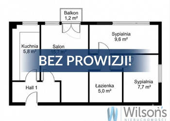Oferta sprzedaży mieszkania Warszawa Suwalska 47.5m2 3 pok