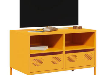 Szafka RTV musztardowa 68x39x435 cm stal walcowana na zimno WM-851319
