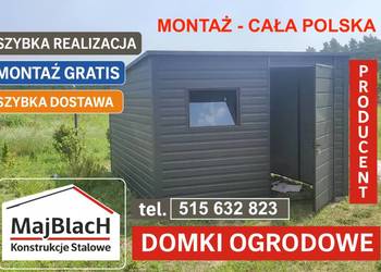 Mała Altanka GARAŻ BLASZANY |Domek do Ogrodu | SCHOWEK  – Maj-Blach
