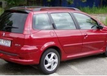 Zderzak tylny tył Peugeot 206 Sw Kombi 01-06