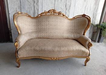 antyczna, stylowa sofa (kanapa) w stylu ludwikowskim / neorokokowym. / 263