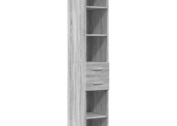Wysoka szafka szary dąb sonoma 30x425x185 cm WM-846241