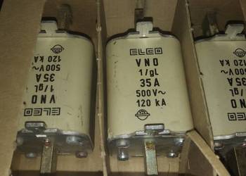 bezpiecznik przemysłowy wkładka topikowa 1/gL 35A 500V 120 kA