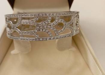 Bransoletka srebrna z cyrkoniami