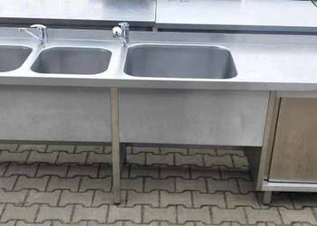 Zlew 4 Komorowy z Blatem i Szafą - 315/60/85 cm - P 158