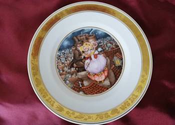 Porcelanowa  patera z baśni Hansa Christiana Andersena