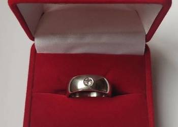 Pierścionek/obrączka platynowa. Platyna 950. Waga 13.7 g