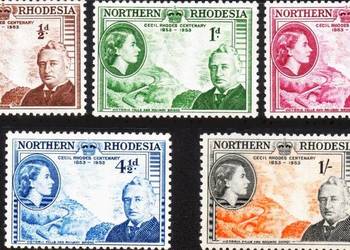 RODEZJA PÓŁNOCNA 1953 MNH**-kompletna seria.Gratis wysyłka!
